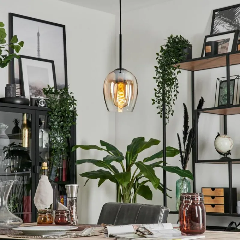 hofstein Suspension Verre 15cm Vevino Clair, 1 lumière