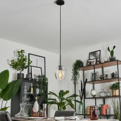 hofstein Suspension Verre 15cm Vevino Clair, 1 lumière