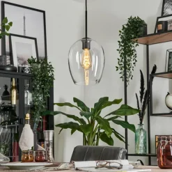 hofstein Suspension Verre 20cm Vevino Clair, 1 lumière