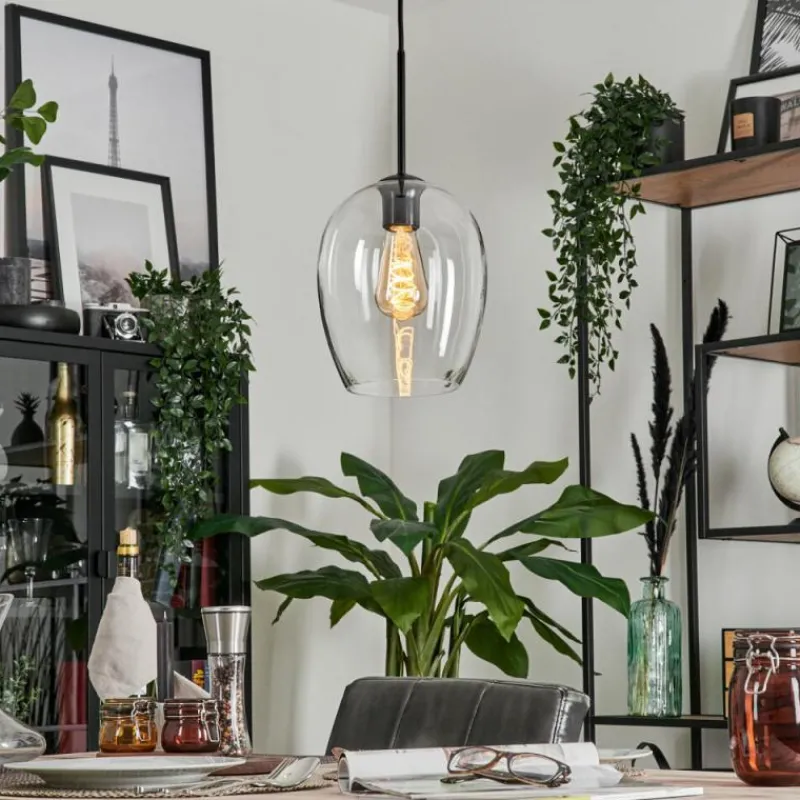 hofstein Suspension Verre 20cm Vevino Clair, 1 lumière