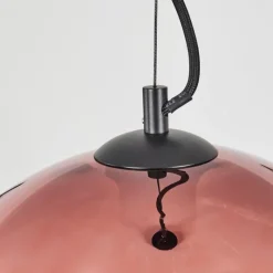 Suspension Verre Fumé-hofstein Suspension Versam Noir, 1 lumière