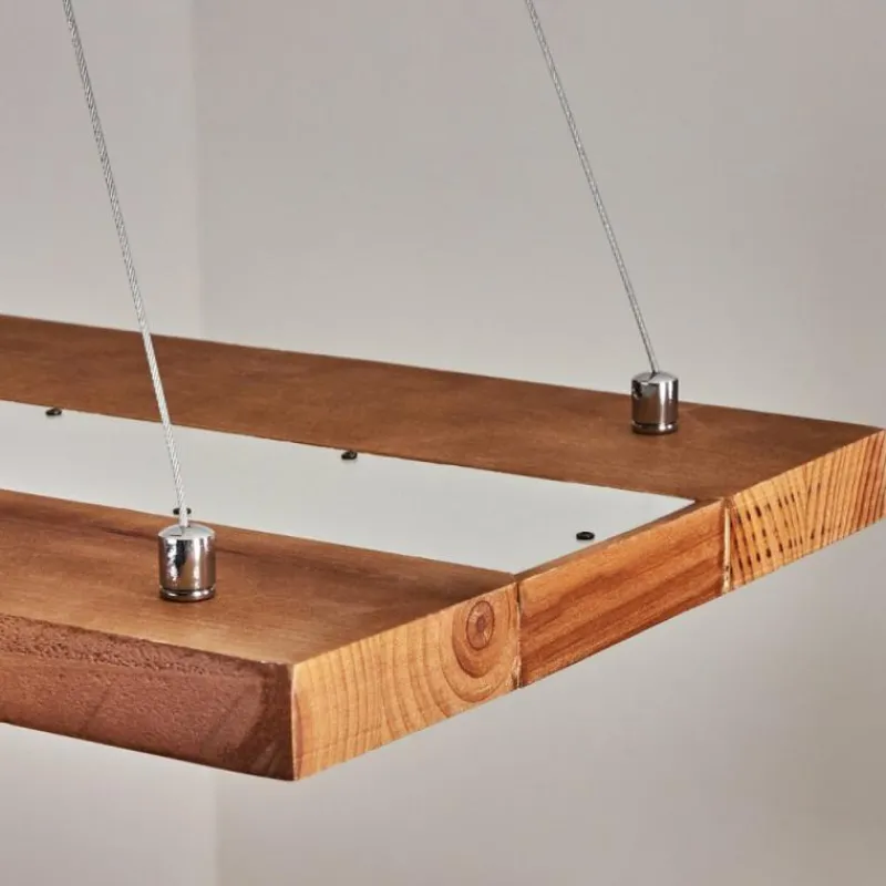 hofstein Suspension Versoix LED Chrome, Noir, 1 lumière