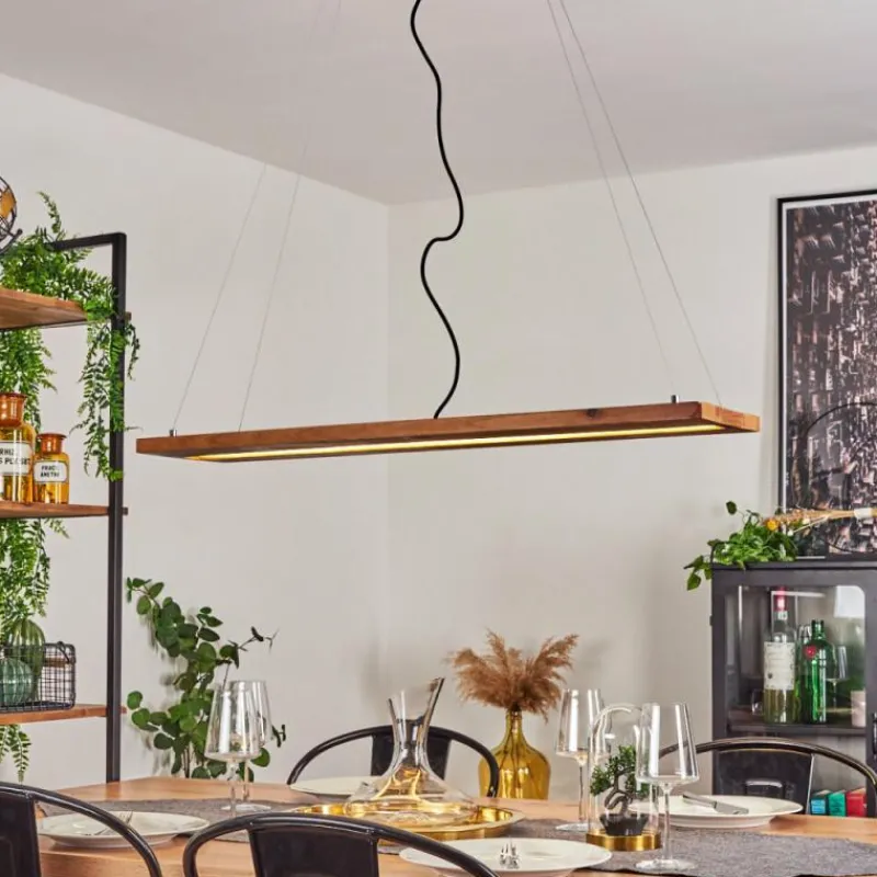 hofstein Suspension Versoix LED Chrome, Noir, 1 lumière