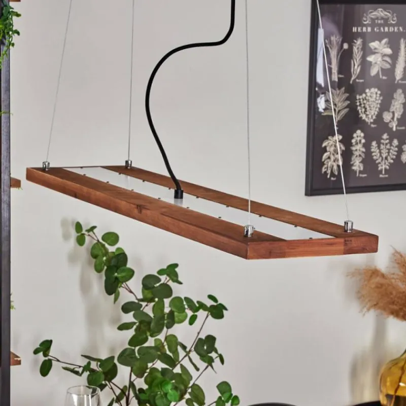 hofstein Suspension Versoix LED Chrome, Noir, 1 lumière