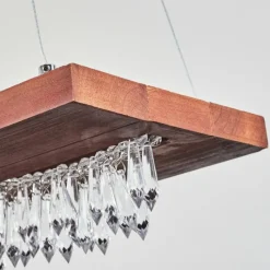 hofstein Suspension Versoix LED Chrome, Noir, 1 lumière* Suspensions