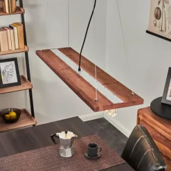 hofstein Suspension Versoix LED Chrome, Noir, 1 lumière* Suspensions