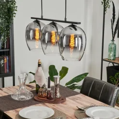 hofstein Suspension Vevino Clair, Fumé, 3 lumières