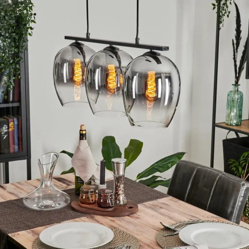 hofstein Suspension Vevino Clair, Fumé, 3 lumières