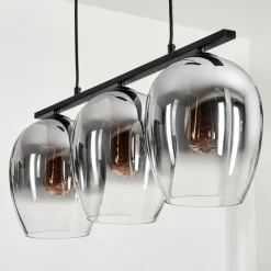 hofstein Suspension Vevino Clair, Fumé, 3 lumières