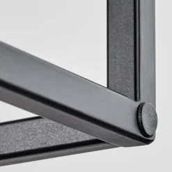 Style Boho-Chic-hofstein Suspension Victorine Chrome, Noir, 5 lumières