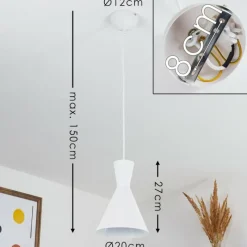 Luminaires Scandinaves-hofstein Suspension Vijes Blanc, 1 lumière