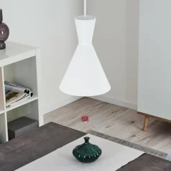 Luminaires Scandinaves-hofstein Suspension Vijes Blanc, 1 lumière
