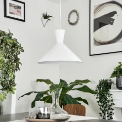 hofstein Suspension Vijes Blanc, 1 lumière