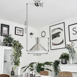 hofstein Suspension Vijes Nickel mat, 1 lumière* Suspensions