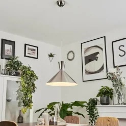 hofstein Suspension Vijes Nickel mat, 1 lumière* Suspensions