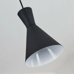 Luminaires Scandinaves-hofstein Suspension Vijes Noir, 1 lumière