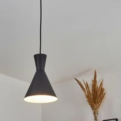 Luminaires Scandinaves-hofstein Suspension Vijes Noir, 1 lumière