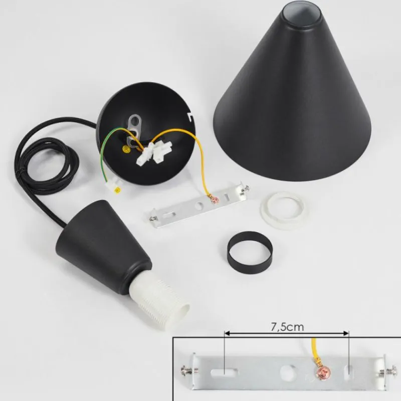 hofstein Suspension Vijes Noir, 1 lumière