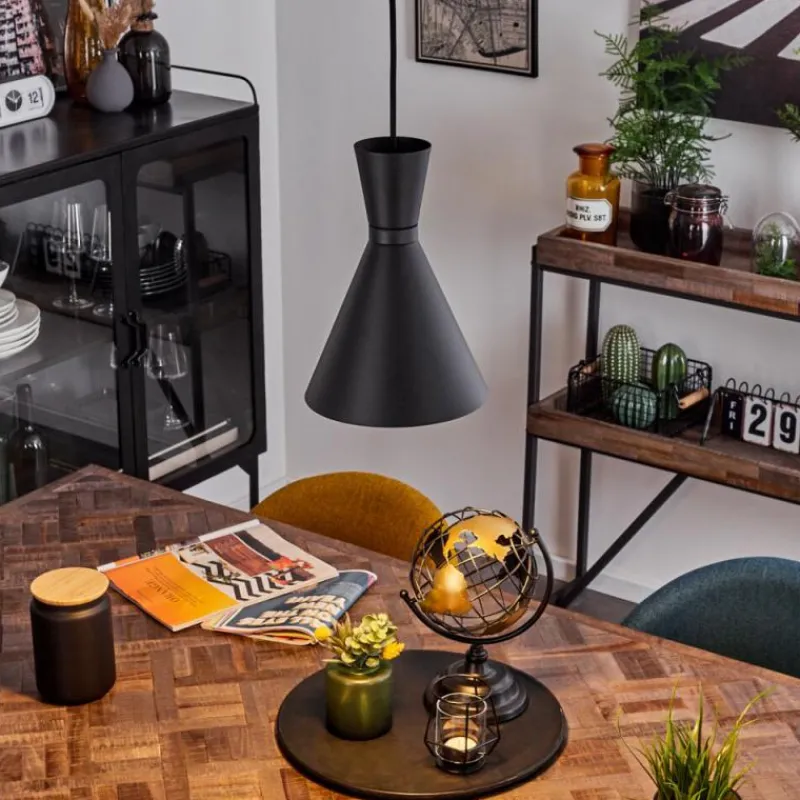 hofstein Suspension Vijes Noir, 1 lumière