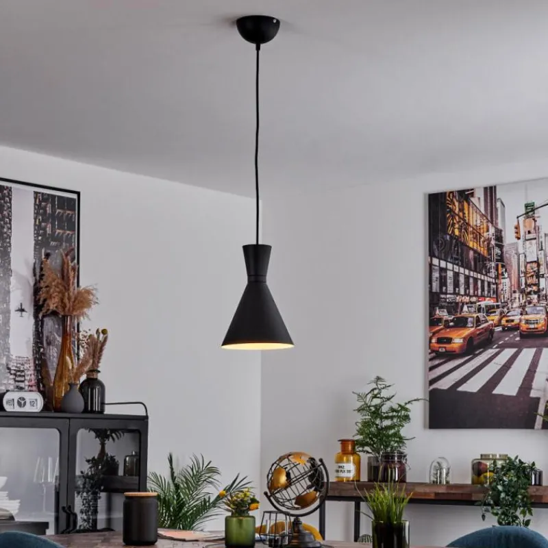 hofstein Suspension Vijes Noir, 1 lumière
