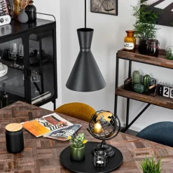 hofstein Suspension Vijes Noir, 1 lumière