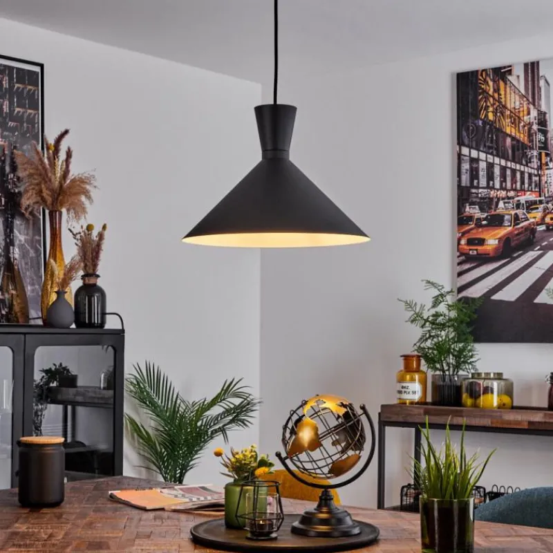 hofstein Suspension Vijes Noir, 1 lumière