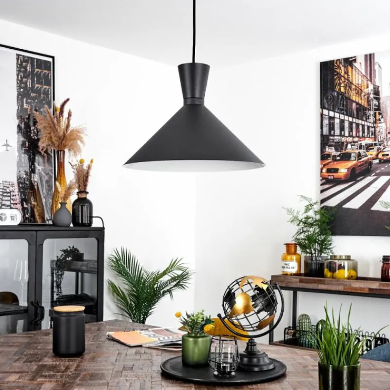 hofstein Suspension Vijes Noir, 1 lumière