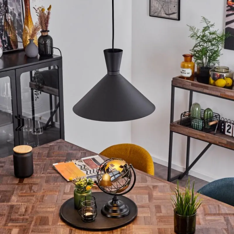 hofstein Suspension Vijes Noir, 1 lumière