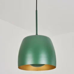 Lampes Dorées-hofstein Suspension Viking Vert, 1 lumière