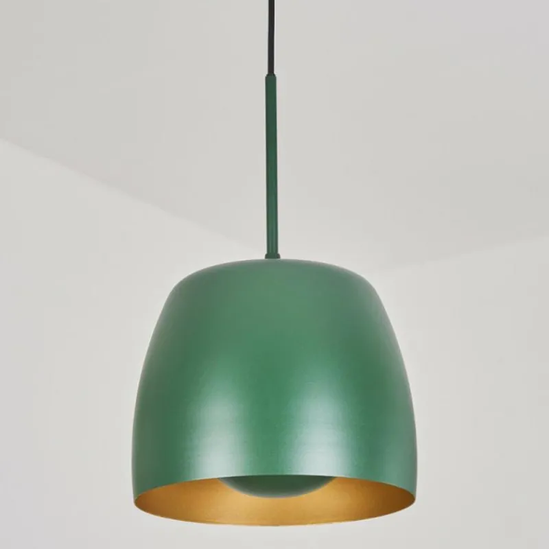 Lampes Dorées-hofstein Suspension Viking Vert, 1 lumière