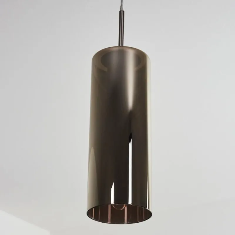 Lampes Dorées-hofstein Suspension Vimodrone Nickel mat, 1 lumière