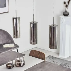 hofstein Suspension Vimodrone Nickel mat, 3 lumières