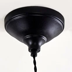 Lampes Vintages & Rétros-hofstein Suspension Vintage Lemone Noir, 1 lumière