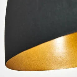 Lampes Dorées-hofstein Suspension Vivian Noir, 1 lumière