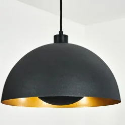 Lampes Dorées-hofstein Suspension Vivian Noir, 1 lumière