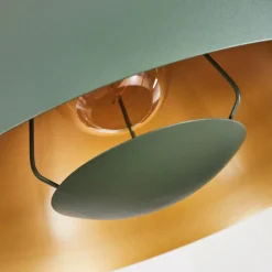 Lampes Dorées-hofstein Suspension Vivian Vert, 1 lumière