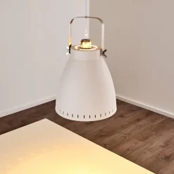 Lampes Industrielles-hofstein Suspension Vlissingen Blanc, 1 lumière