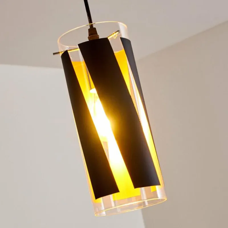 hofstein Suspension Vänersborg Noir, 1 lumière