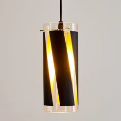 hofstein Suspension Vänersborg Noir, 1 lumière