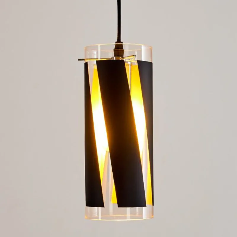 hofstein Suspension Vänersborg Noir, 1 lumière