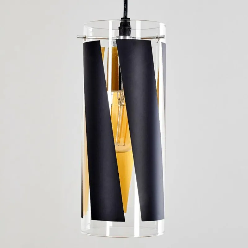 hofstein Suspension Vänersborg Noir, 1 lumière