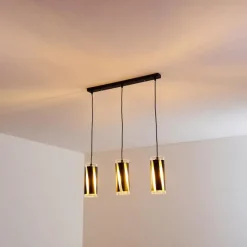 hofstein Suspension Vänersborg Noir, 3 lumières