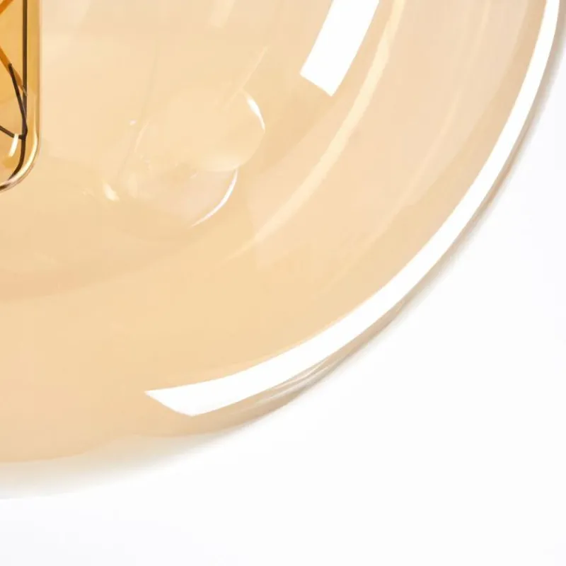 hofstein Suspension Voluntad Laiton, Noir, 6 lumières