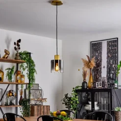 Lampes Dorées-hofstein Suspension Vuoltu Or, 1 lumière