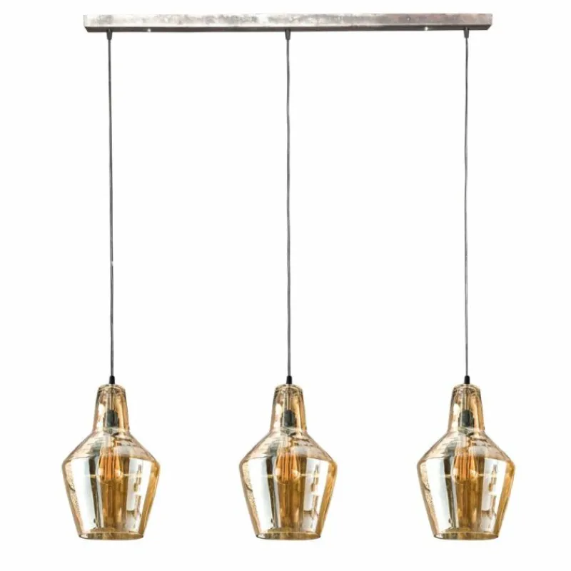 hofstein Suspension WAALSORDEN Transparent, 3 lumières