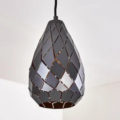 hofstein Suspension Wallis Anthracite, Rouille, 1 lumière