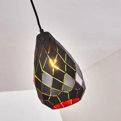 hofstein Suspension Wallis Anthracite, Rouille, 1 lumière