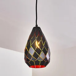 hofstein Suspension Wallis Anthracite, Rouille, 1 lumière
