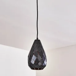 hofstein Suspension Wallis Anthracite, Rouille, 1 lumière