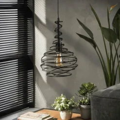 Lampes Industrielles-hofstein Suspension Walterswald Noir, 1 lumière